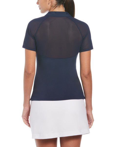 Original Penguin V-Neck Mesh Polo