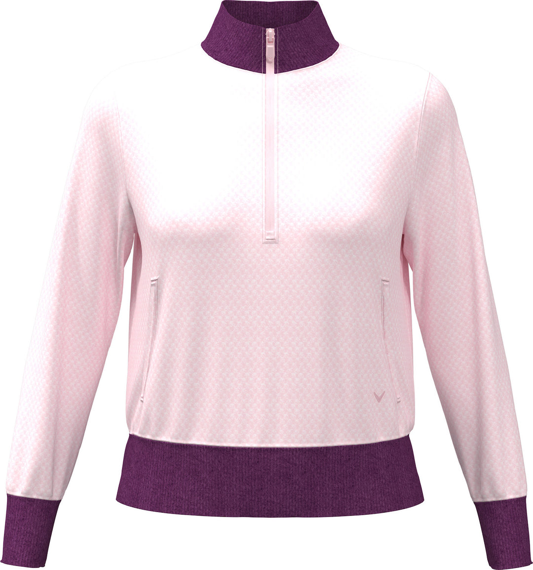Callaway Colorblock Midweight Quarter Zip Pullover [SF26]