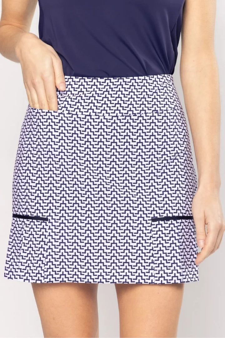 Golftini Fast Lane Performance Side Pleat Skort [F26]