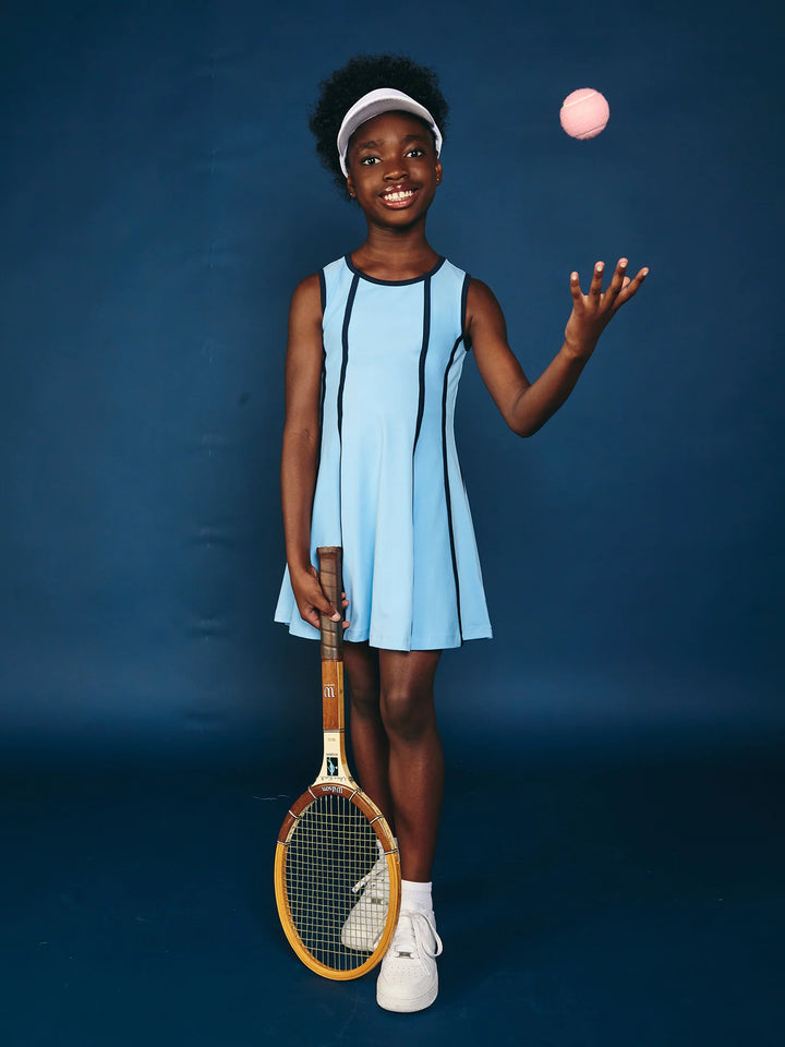GARB Girls Paige Light Blue Golf Dress