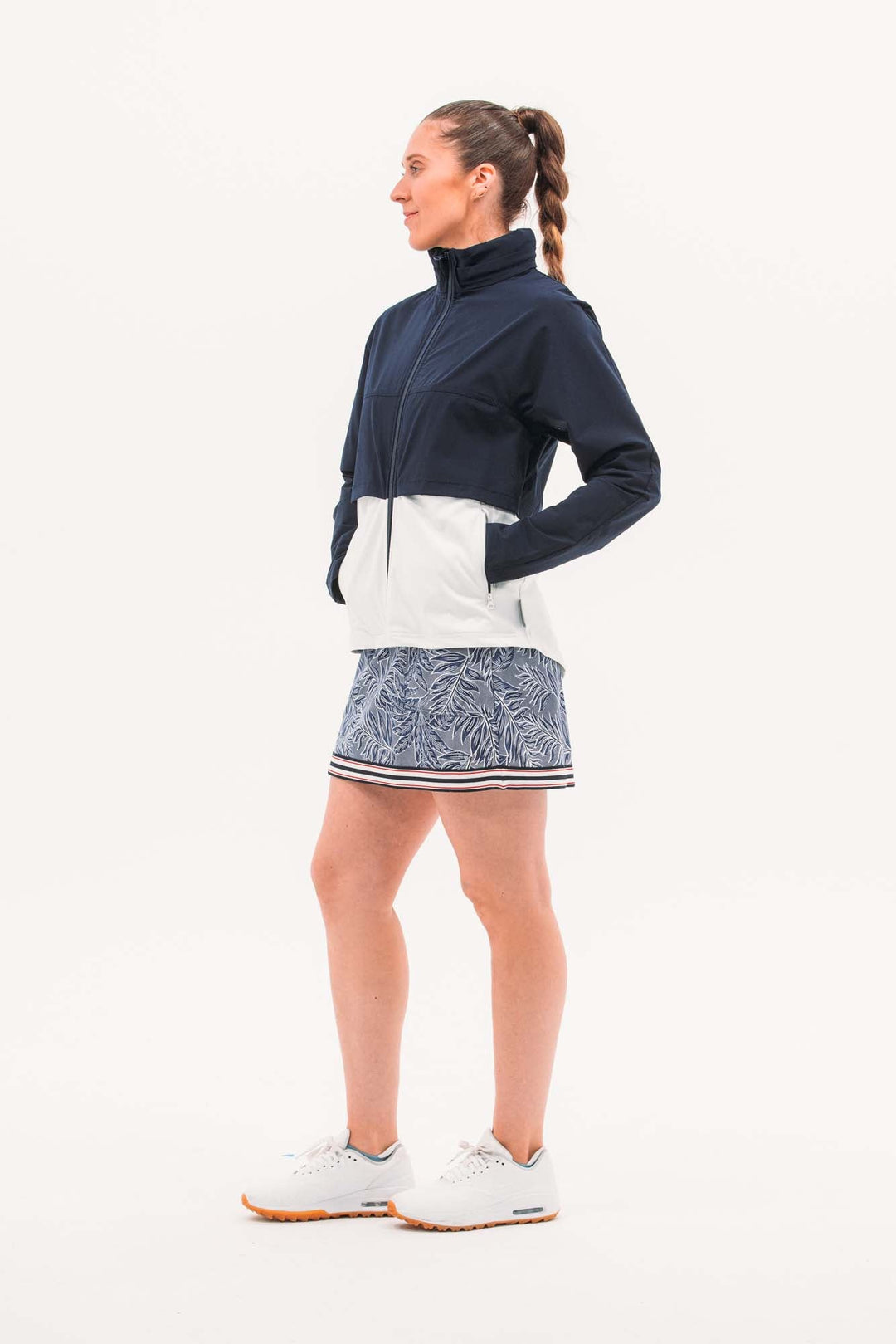 Foray Golf Double Layer Navy/White Jacket