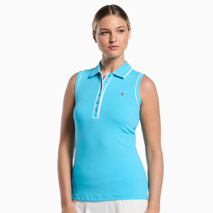 Original Penguin Veronica Sleeveless Pique Polo [SF26]