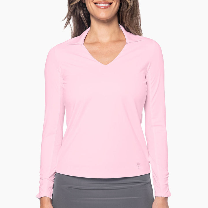 Golftini Lisa Long Sleeve Polo [F26]