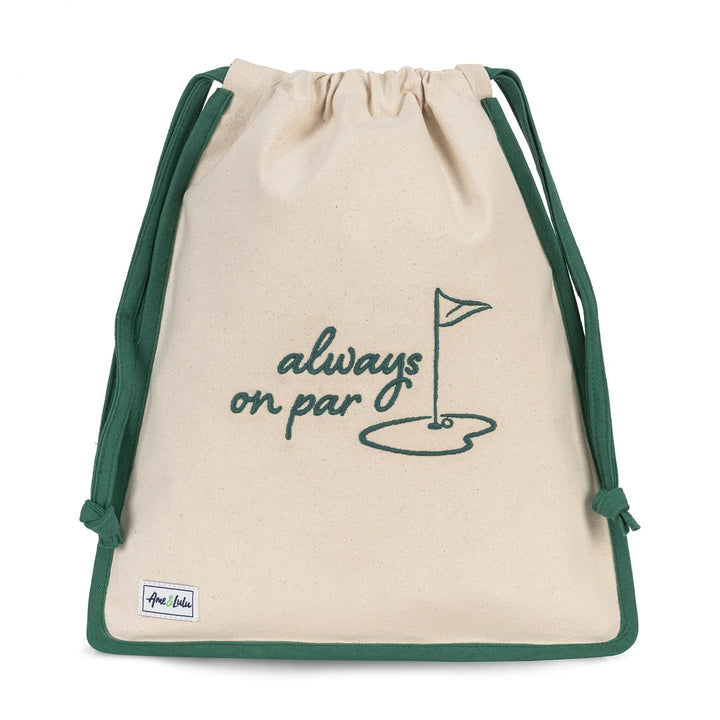 Ame &amp; Lulu Canvas Raleigh Drawstring Shoe Bag