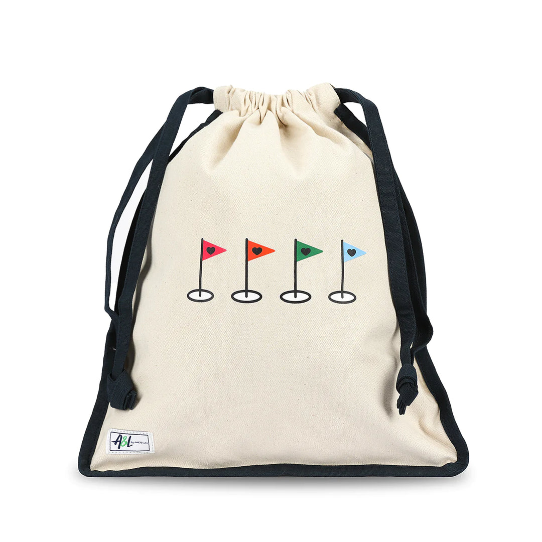 Ame &amp; Lulu Canvas Raleigh Drawstring Shoe Bag
