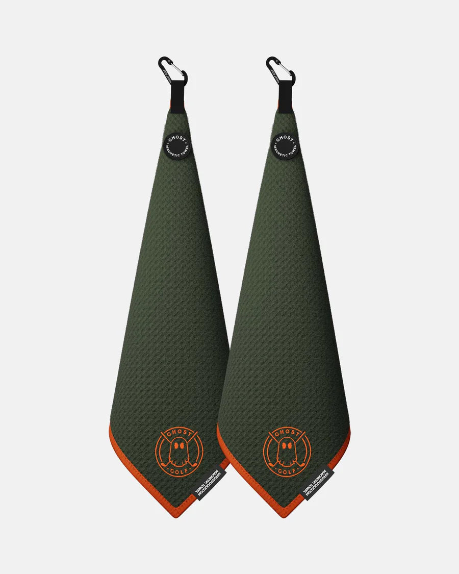 GHOST GOLF Magnetic Greenside Towel [Set of 2]