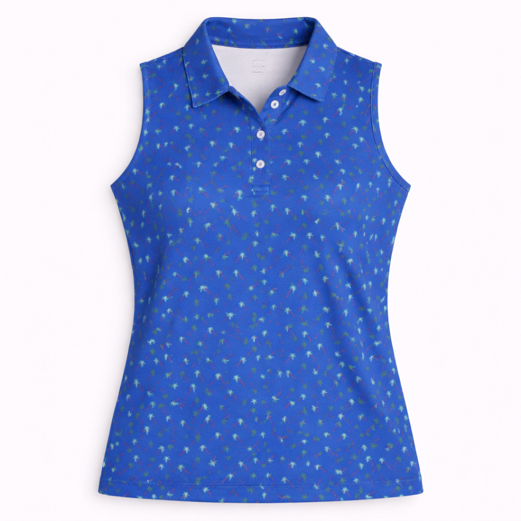TJ Sport Royal Palm Racerback Polo