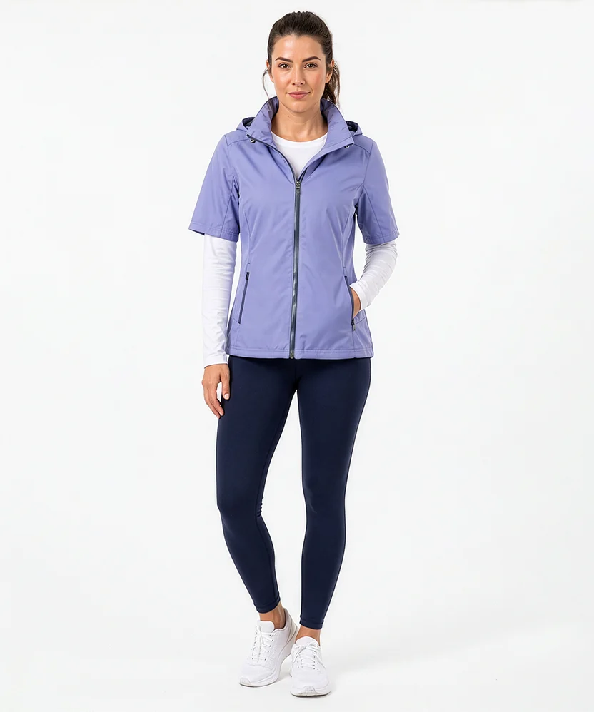 Sunice Amber Short Sleeve Wind/Rain Jacket