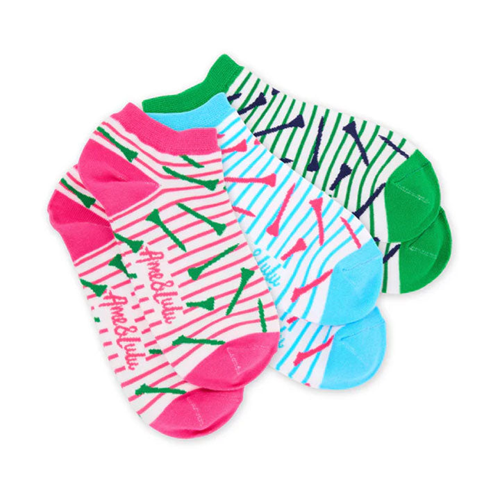 Ame &amp; Lulu Meet Your Match Confetti Tee Socks (3 Pack)
