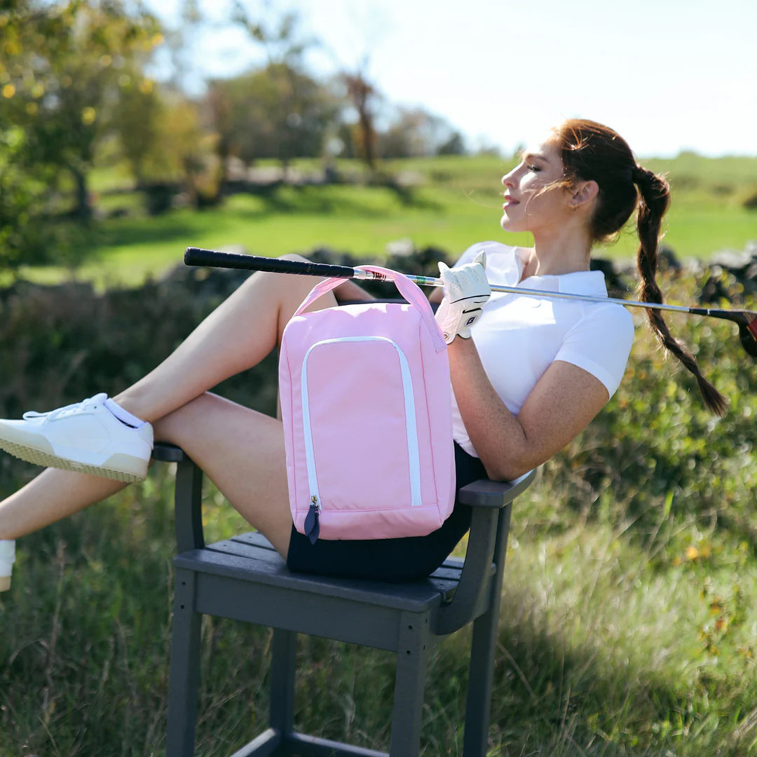 Ame &amp; Lulu Classic Stripe Nylon Shoe Bag