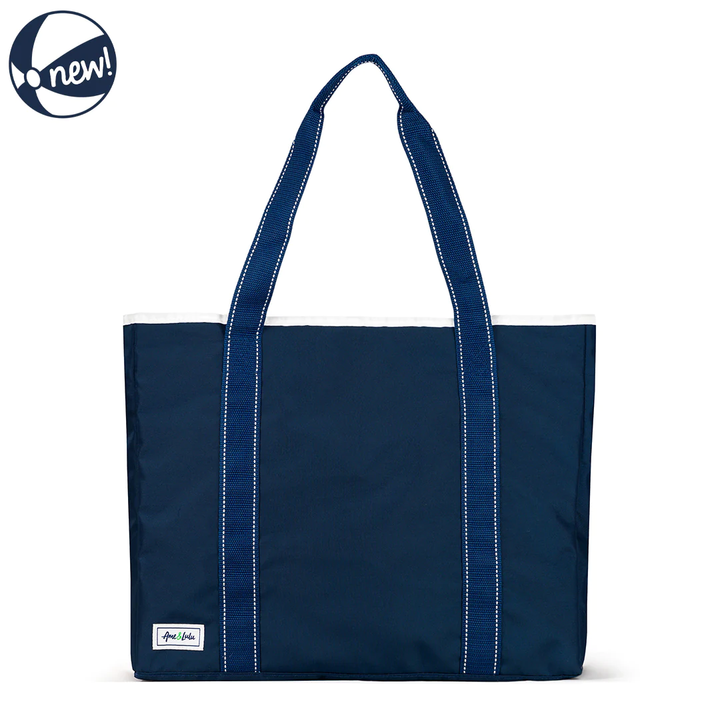 Ame &amp; Lulu Classic Sun &amp; Sea Solid Nylon Tote