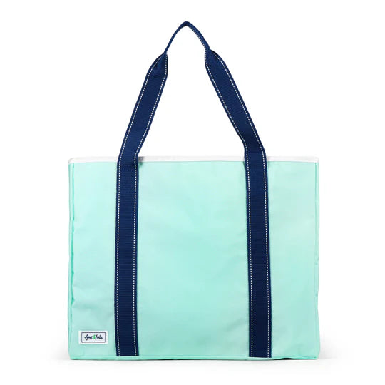 Ame &amp; Lulu Classic Sun &amp; Sea Solid Nylon Tote