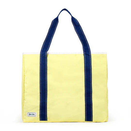 Ame &amp; Lulu Classic Sun &amp; Sea Solid Nylon Tote