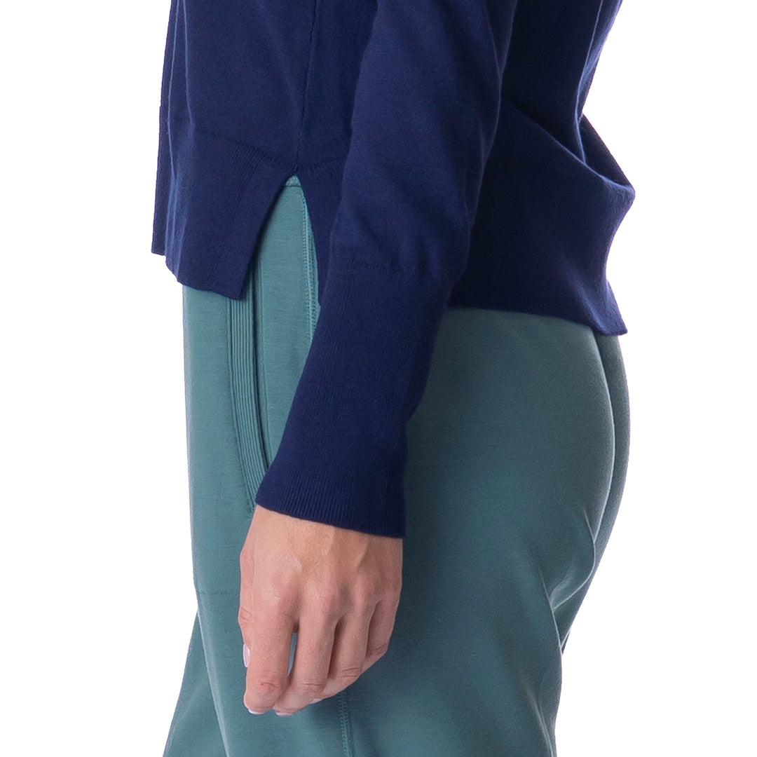 BelynKey Ink/Silver Pine Katie VNeck Sweater