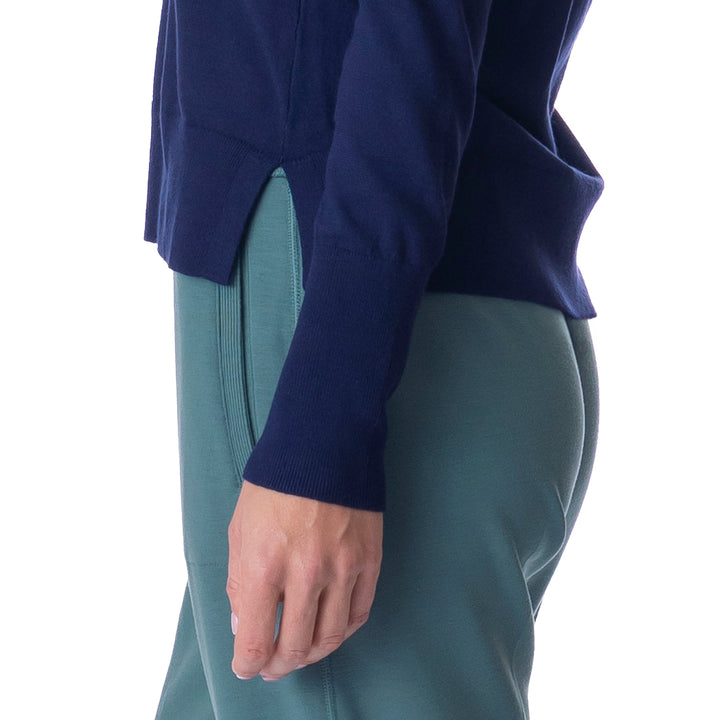BelynKey Ink/Silver Pine Katie VNeck Sweater