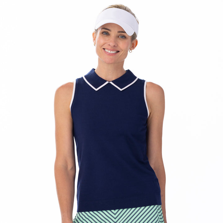 BelynKey Olivia Ink Sleeveless Sweater