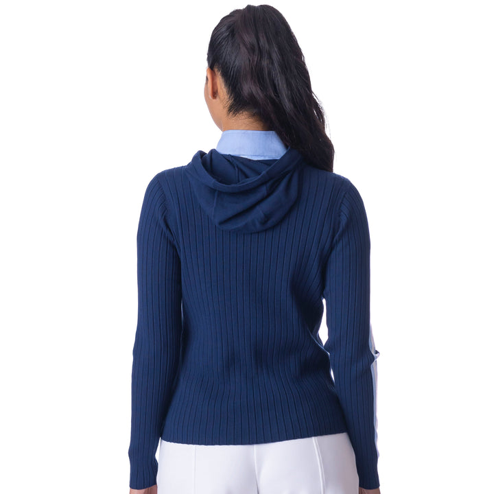 BelynKey Kingston Stripe Ink/Ice Cap Sweater