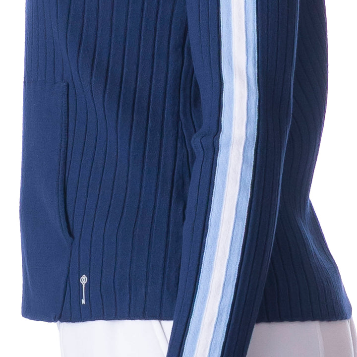 BelynKey Kingston Stripe Ink/Ice Cap Sweater