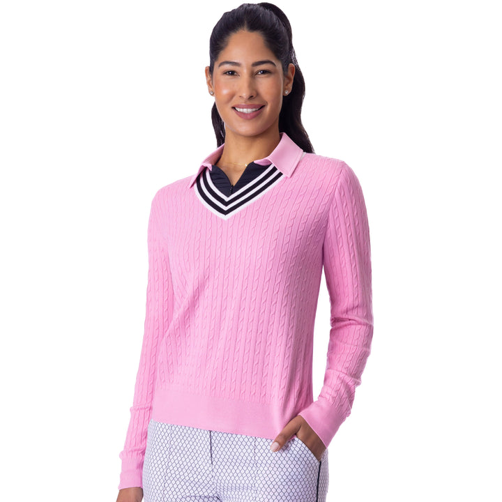 Belynkey Ivy Aura Glow V-Neck Sweater