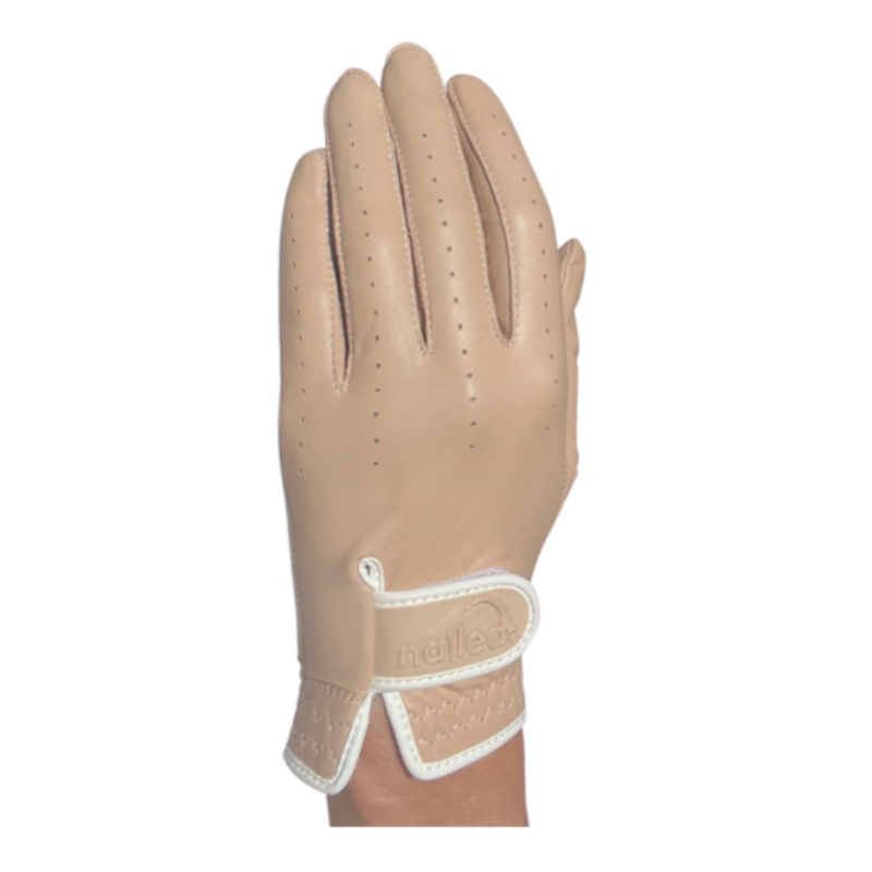 Premium Leather Colored Elongated Golf Gloves