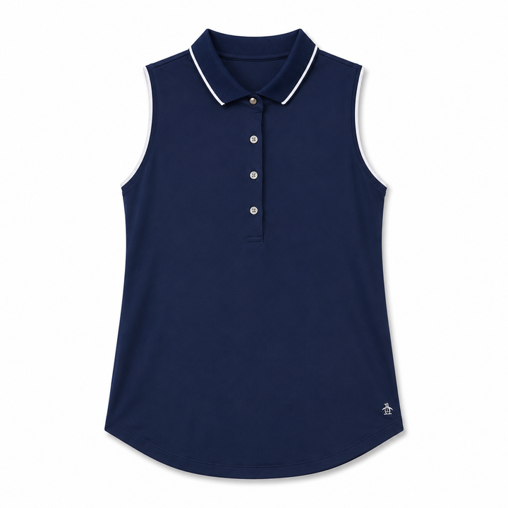 Greyson Scarlet Sleeveless Polo