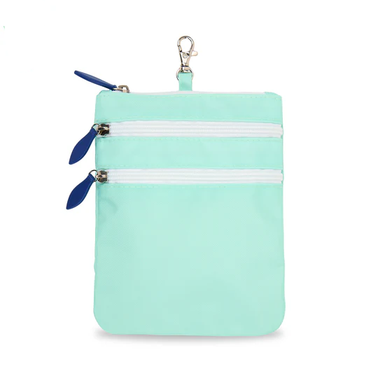 Ame &amp; Lulu 3-Zip Solid Nylon Carry All