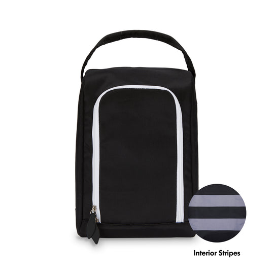 Ame &amp; Lulu Classic Stripe Nylon Shoe Bag