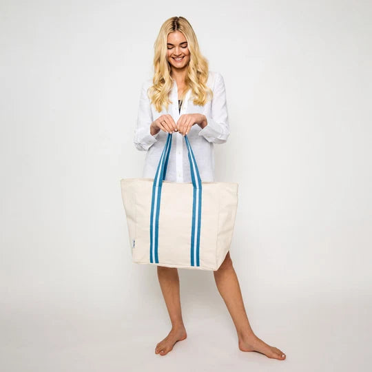 Ame &amp; Lulu Hamptons Jumbo Beach Canvas Totes