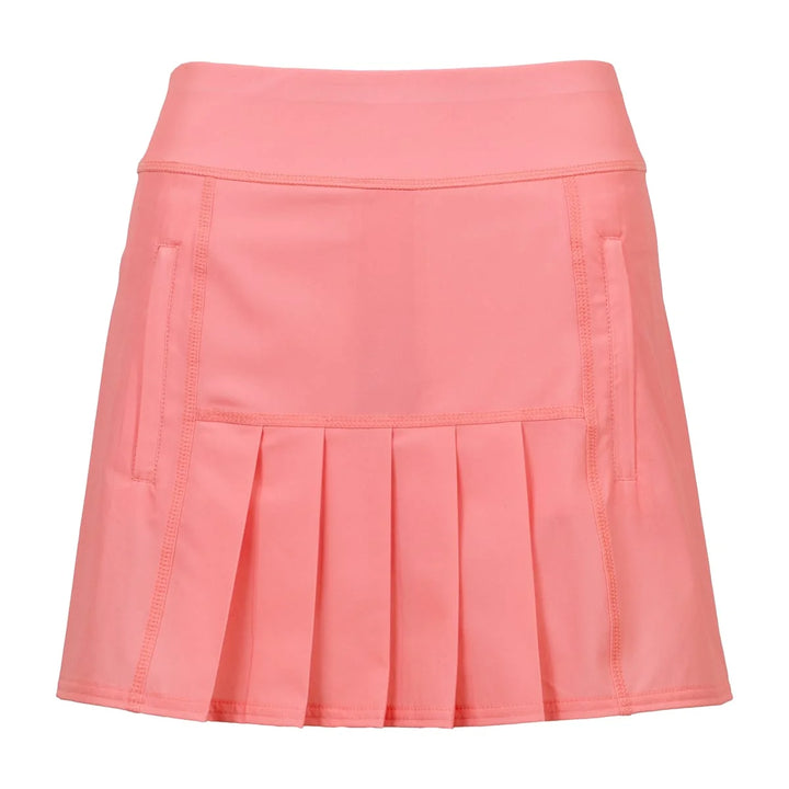 JoFit Dash Petal Pink 15" Pleated Back Skort