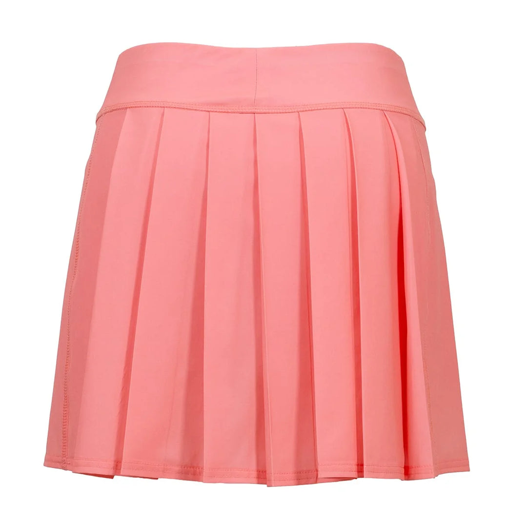 JoFit Dash Petal Pink 15" Pleated Back Skort