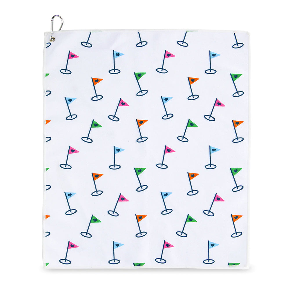 Tinsley Towels - White Pin Flag