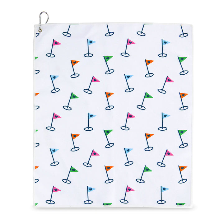 Tinsley Towels - White Pin Flag