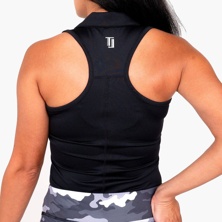 TJ Sport Racerback Solid Polos