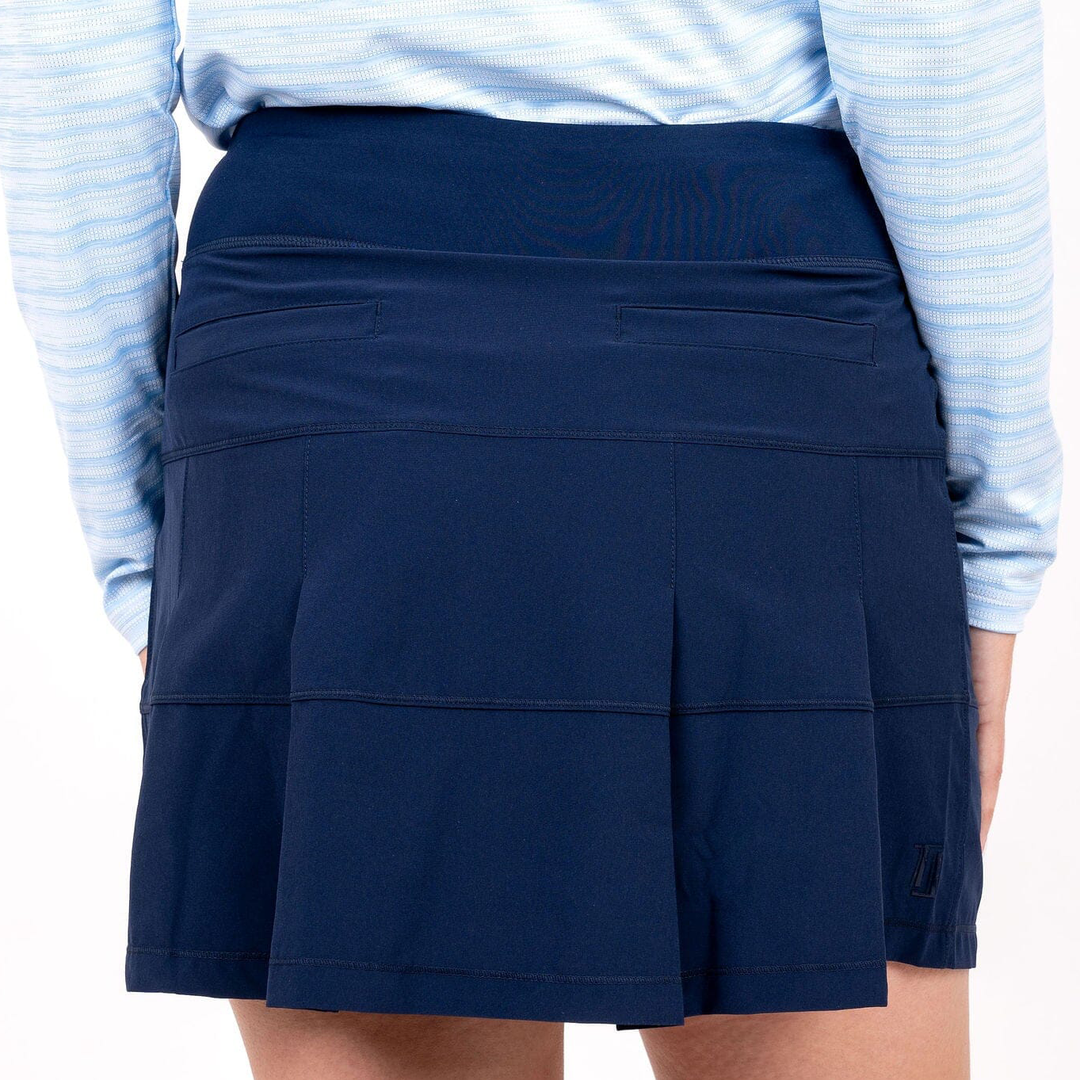 TJ Sport Tour Pleat 16" Core Solid Skort