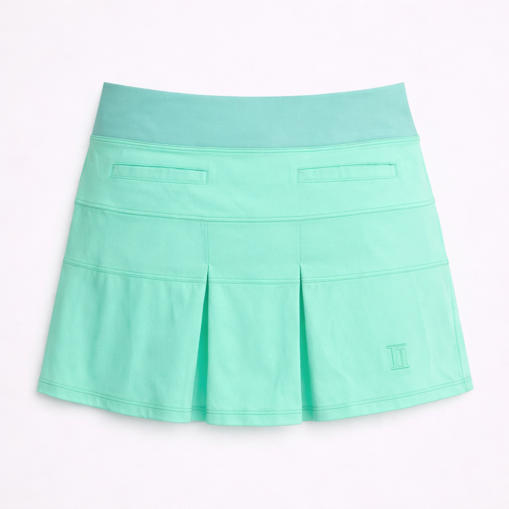TJ Sport Mint Tour Pleat 16" Skort