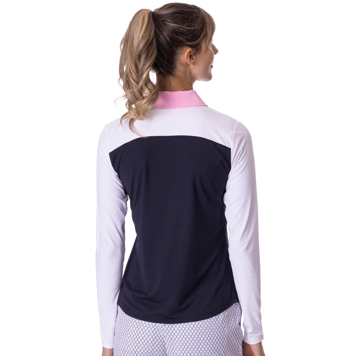BelynKey Kali Onyx/Aurora Long Sleeve Polo