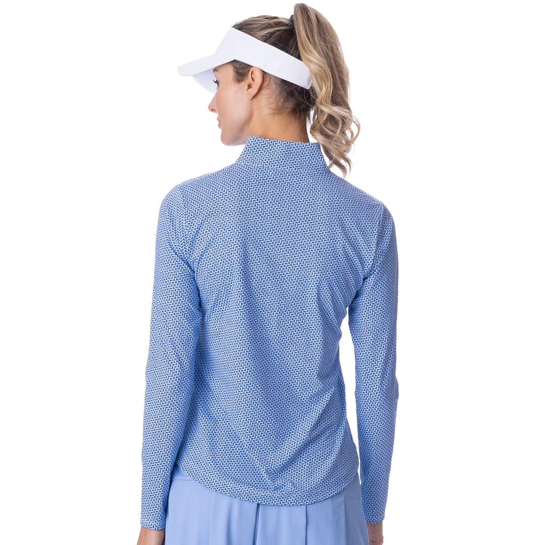 BelynKey Sadie Glacier Falls Long Sleeve Mock