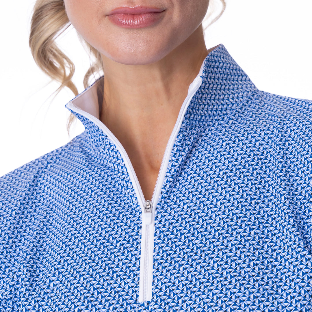 BelynKey Sadie Glacier Falls Long Sleeve Mock