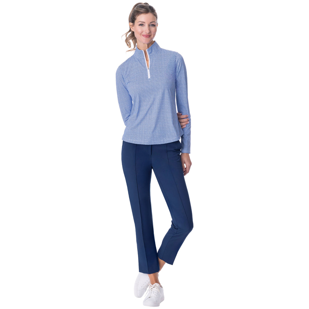BelynKey Sadie Glacier Falls Long Sleeve Mock