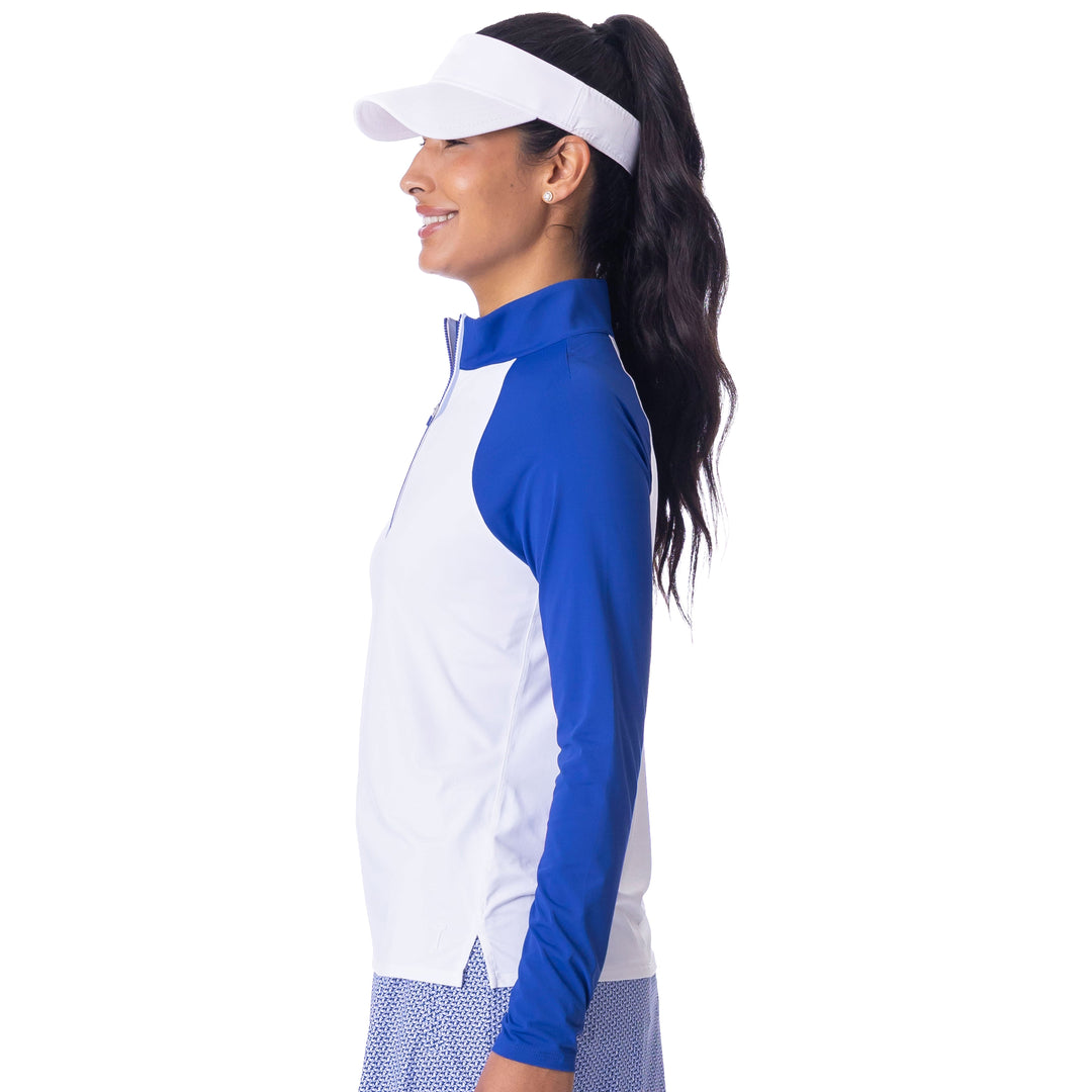 BelynKey Rosie Chalk/Glacier/Ice Cap Long Sleeve Mock