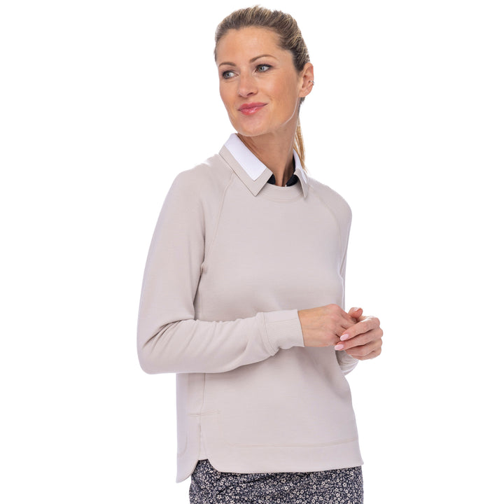 BelynKey Bliss Knit Biscotti Pullover