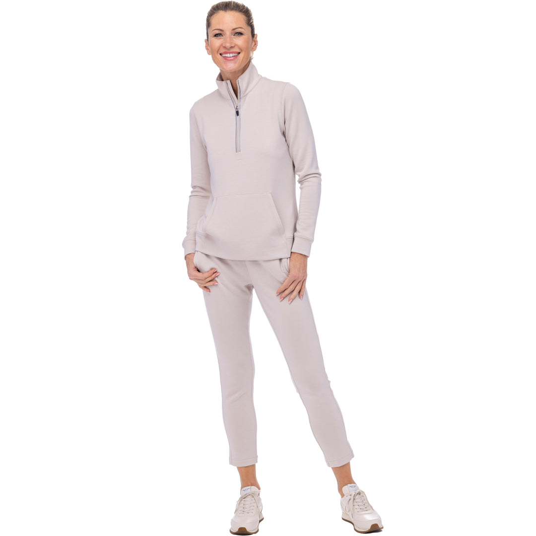 BelynKey Heavenly Biscotti Quarter Zip