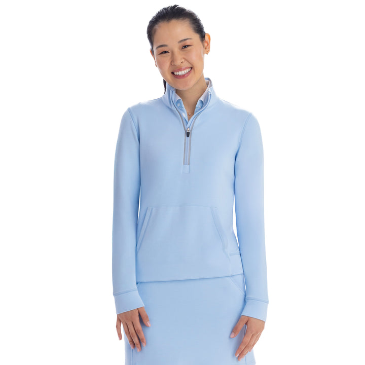 BelynKey Heavenly Cloud Blue Quarter Zip