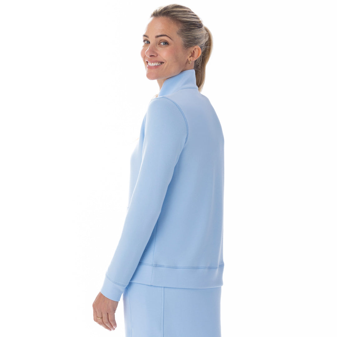 BelynKey Heavenly Cloud Blue Quarter Zip