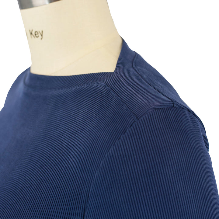 BelynKey Sueded Transit Washed Ink 3/4 Sleeve Top