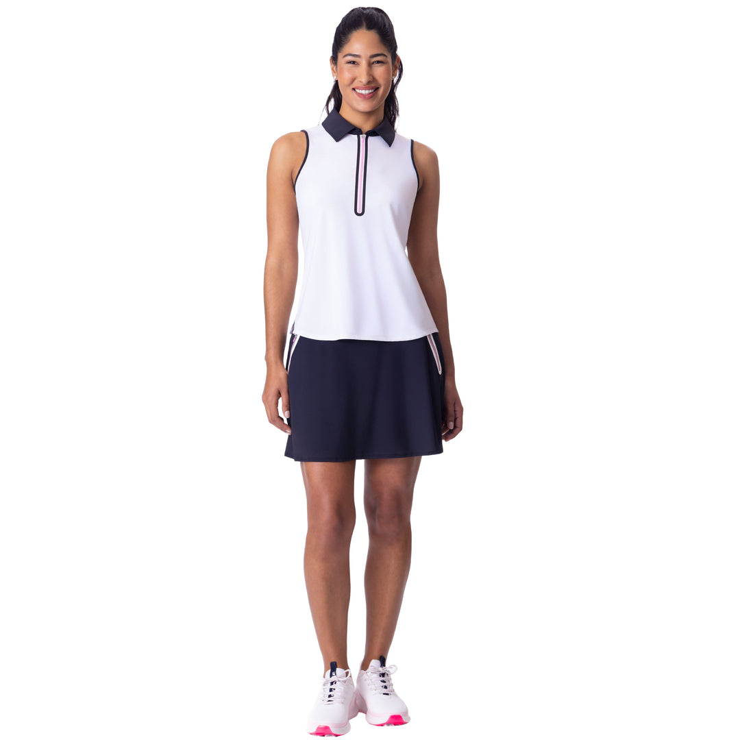 BelynKey Rosie Chalk Aurora Cap Sleeveless Polo