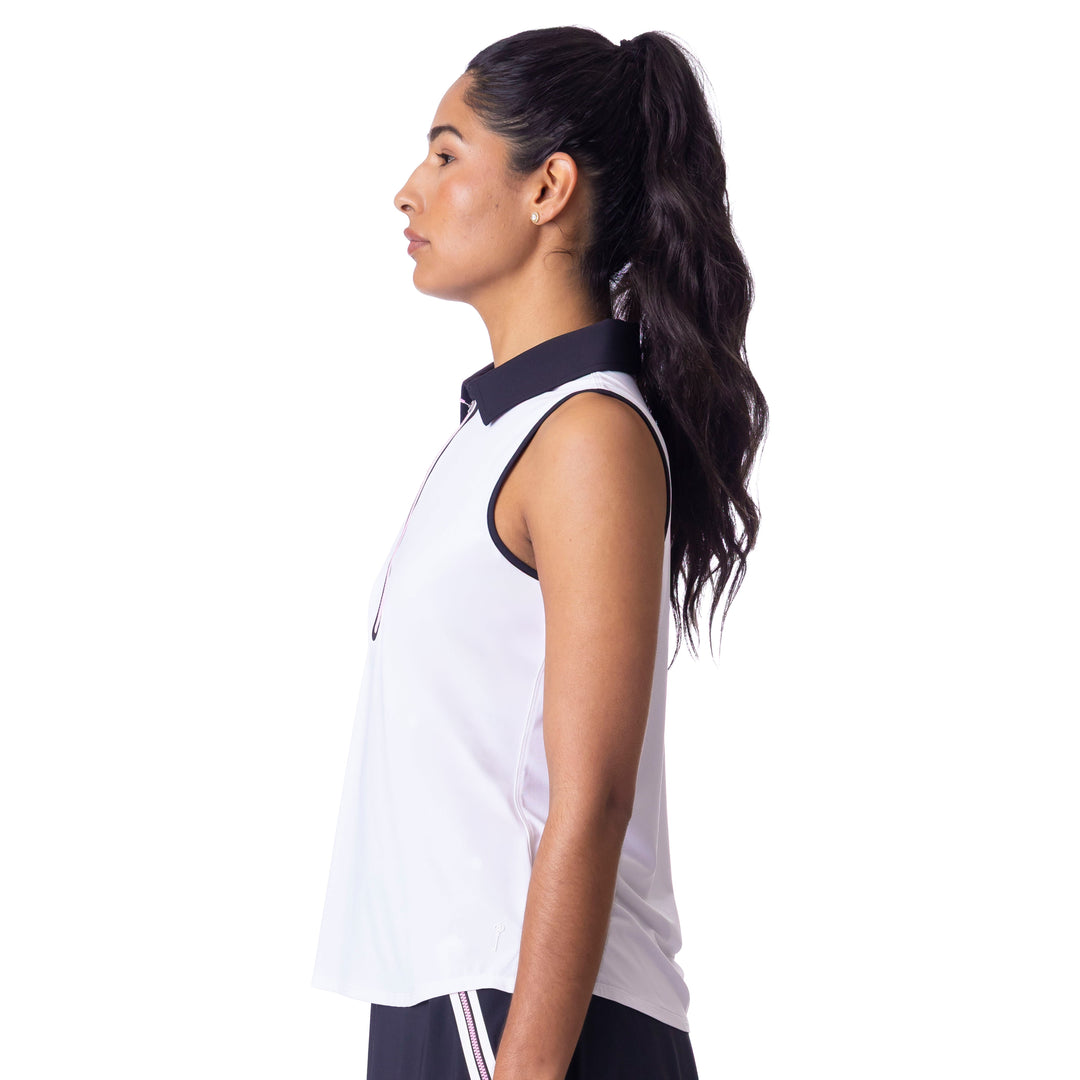 BelynKey Rosie Chalk Aurora Cap Sleeveless Polo