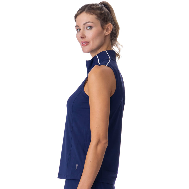BelynKey Piper Ink Sleeveless Mock
