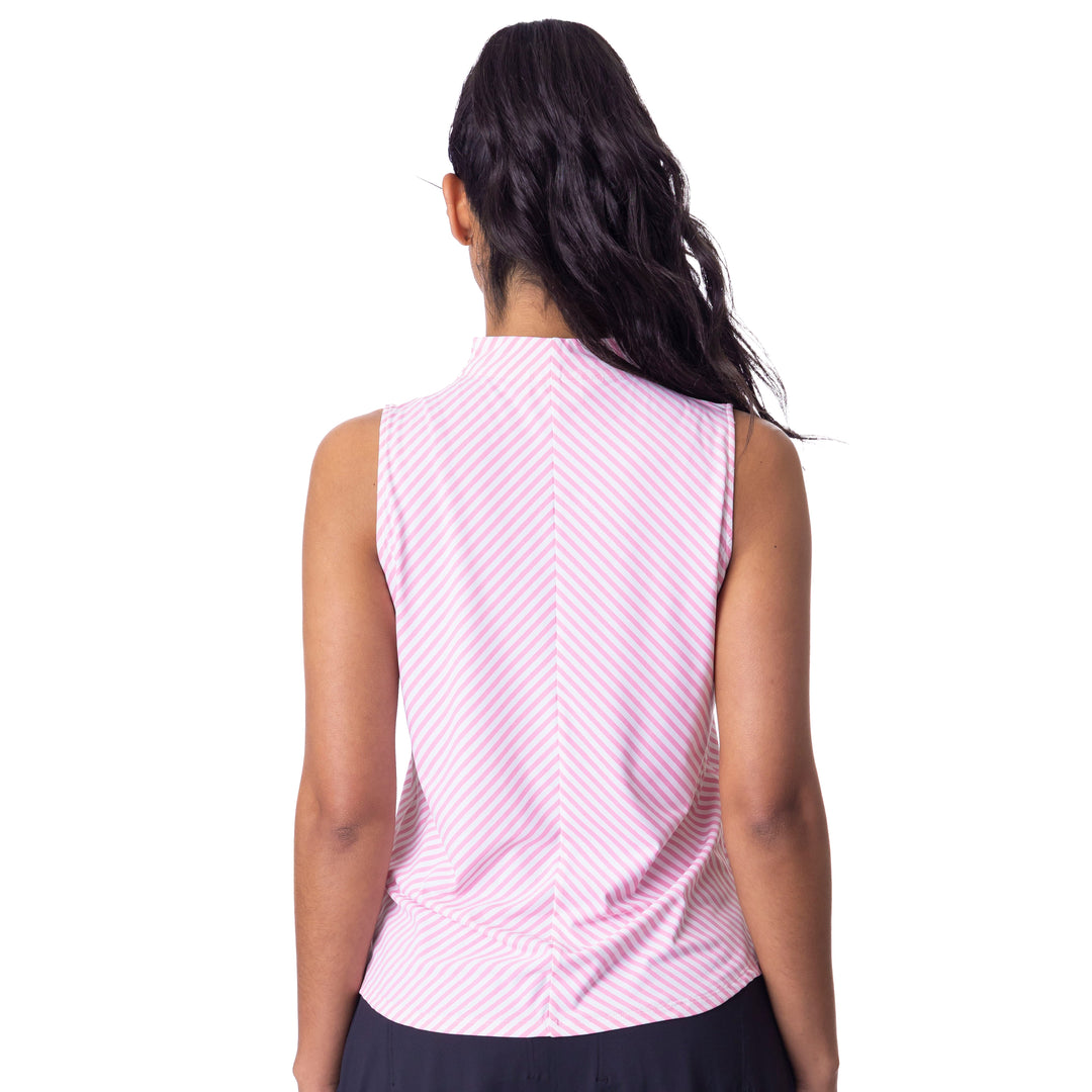 BelynKey Cabana Aurora Glow Stripe Sleeveless Mock