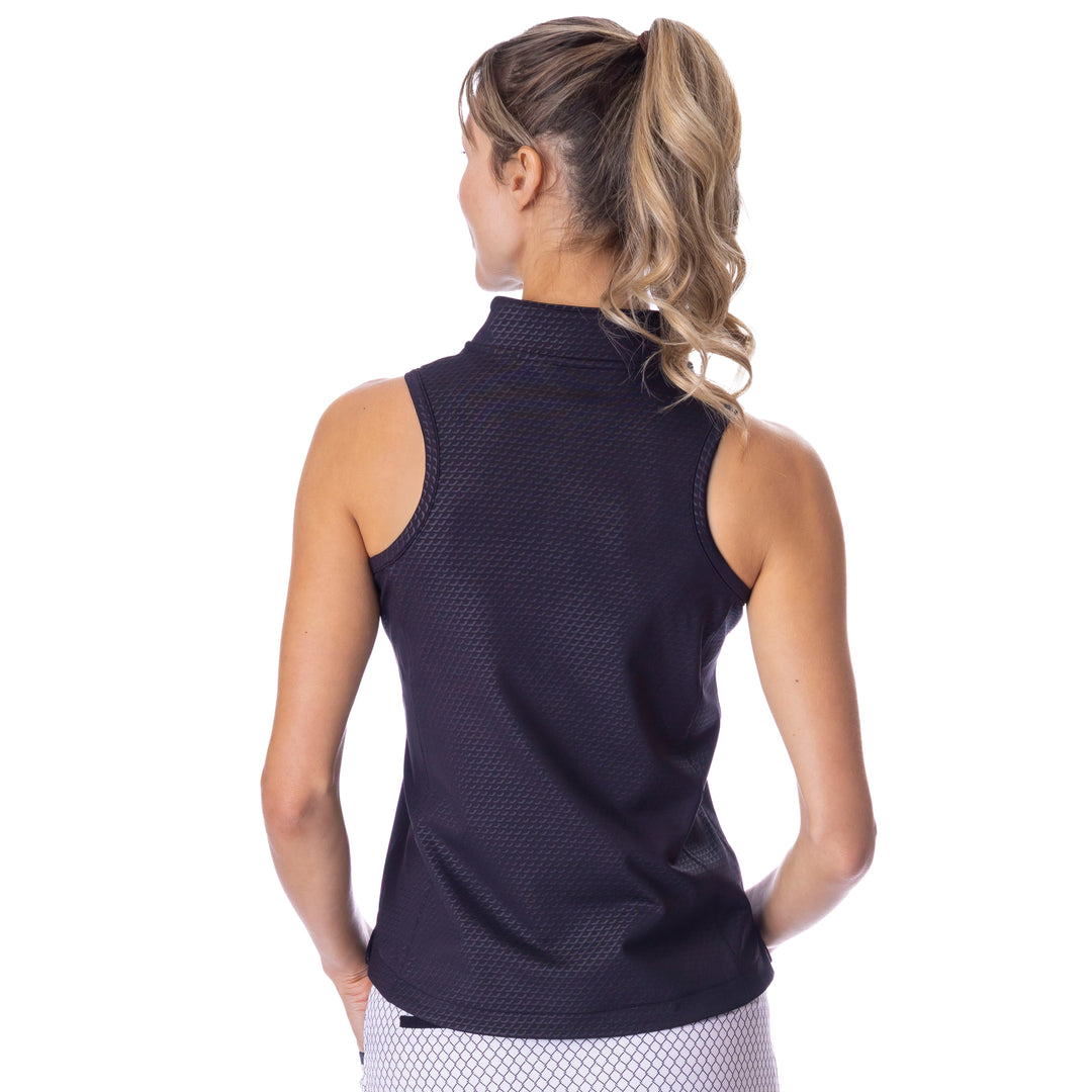 BelynKey Hepburn Embossed Onyx Racerback Mock